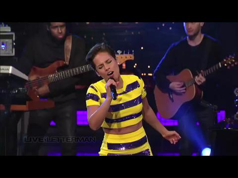 アリシア・キーズ: ノー・ワン (Live on Letterman)
